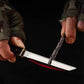 Portable Camping Straight Steel Knife with Sheath