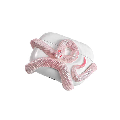 Creative 3D Snake Wireless Earphone Protective Case