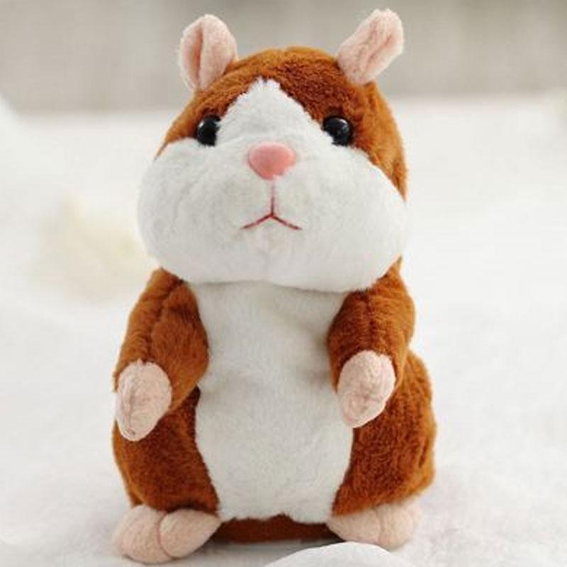 🎄LIMITED-TIME 50% OFF! ⏰Talking Hamster Plush – repeats whatever you say, auto head-shaking, hilarious fun for kids & adults