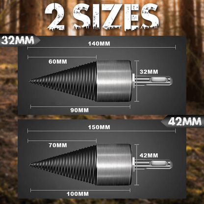 🪓  Firewood Auger Drill Bit – Labor-saving, Efficient, Heavy-duty ✨