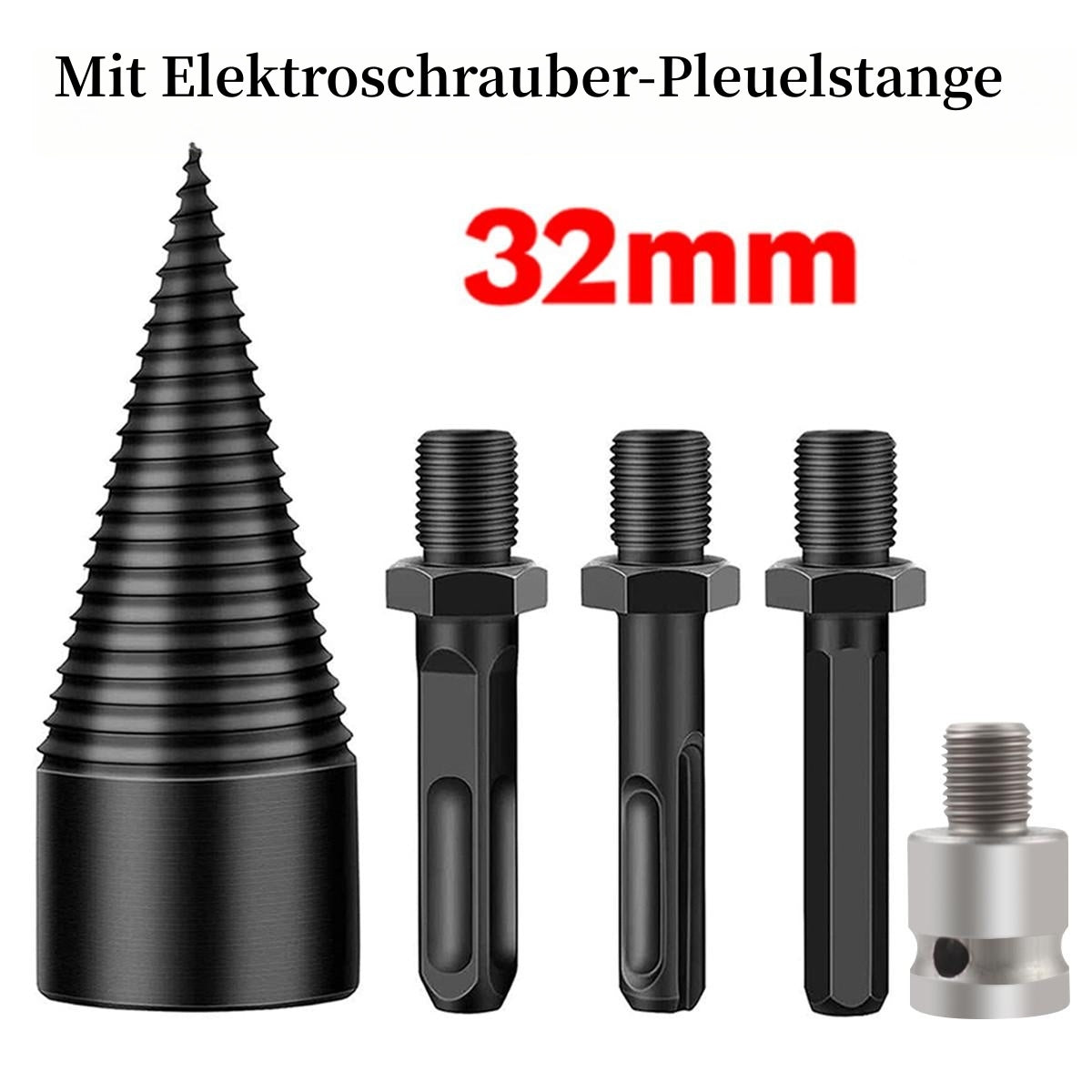 🪓  Firewood Auger Drill Bit – Labor-saving, Efficient, Heavy-duty ✨