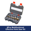 6Pcs Multifuntional High-Speed Hole Saw Kit