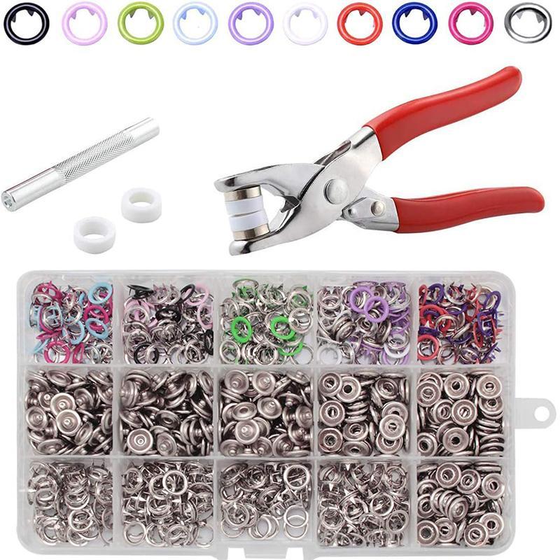 ♻️ 2026 Eco Pick | Copper Snap Button DIY Kit | 9.5mm – Baby Safe & Durable 🌈【Flash –50%】