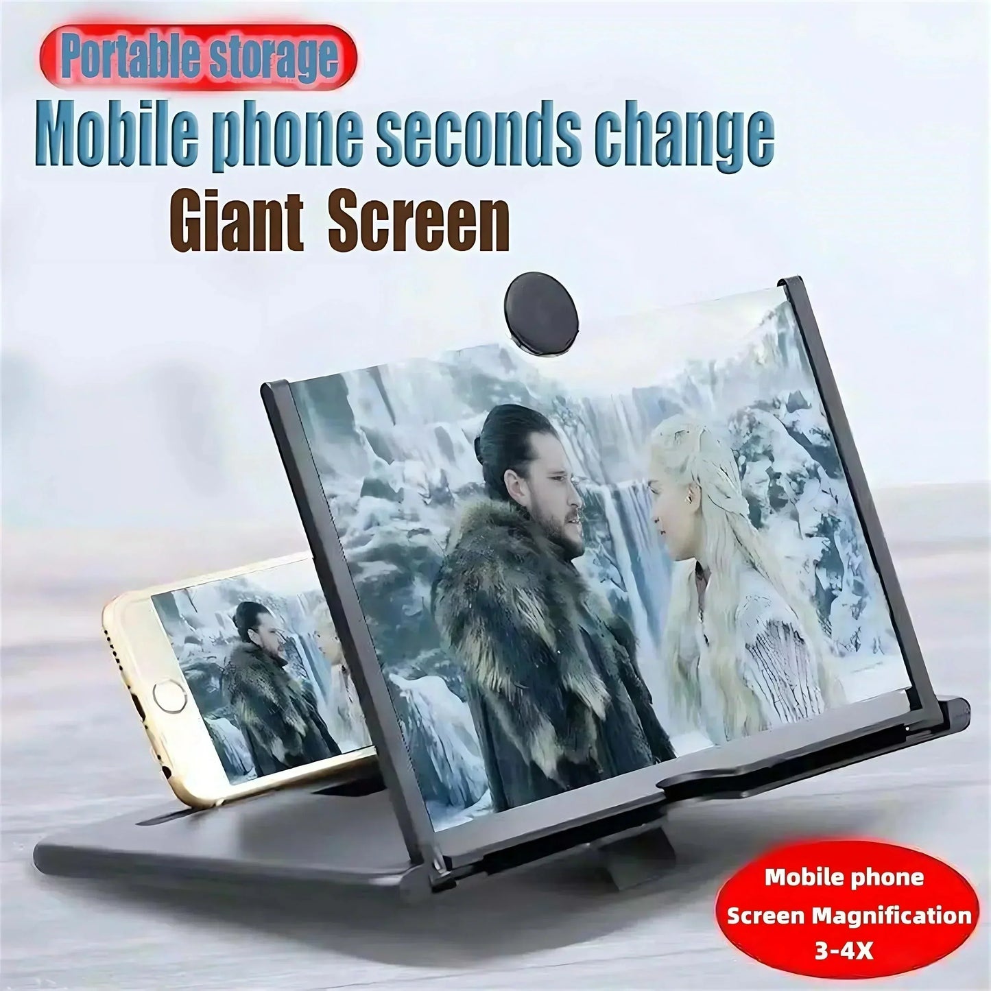 📱 58% OFF! ✨ Foldable Phone Amplifier - Ultra-Slim Design with Built-in Charging Port for Clear, Powerful Sound 🔊🔋