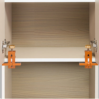 Adjustable Aluminum Alloy Cabinet Door Installation Positioner for 7-40mm
