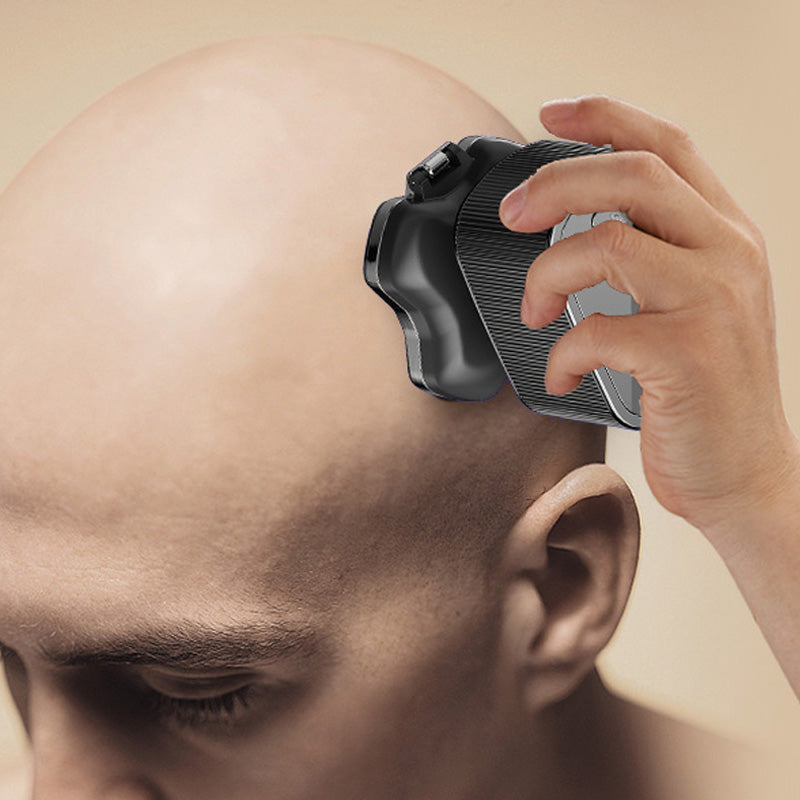 Multifunctional Waterproof Rechargeable Electric Head Shaver