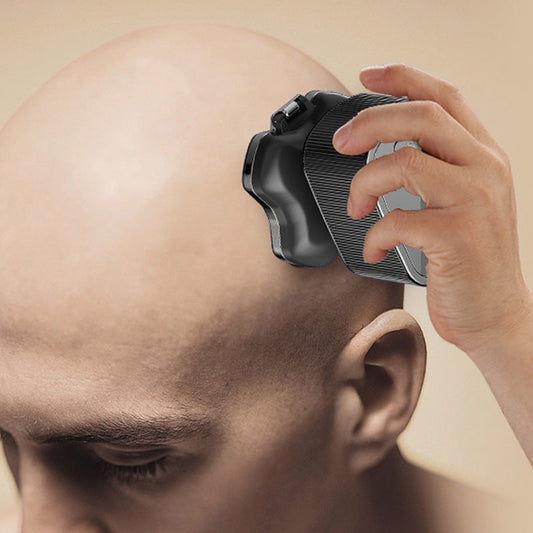 Multifunctional Waterproof Rechargeable Electric Head Shaver