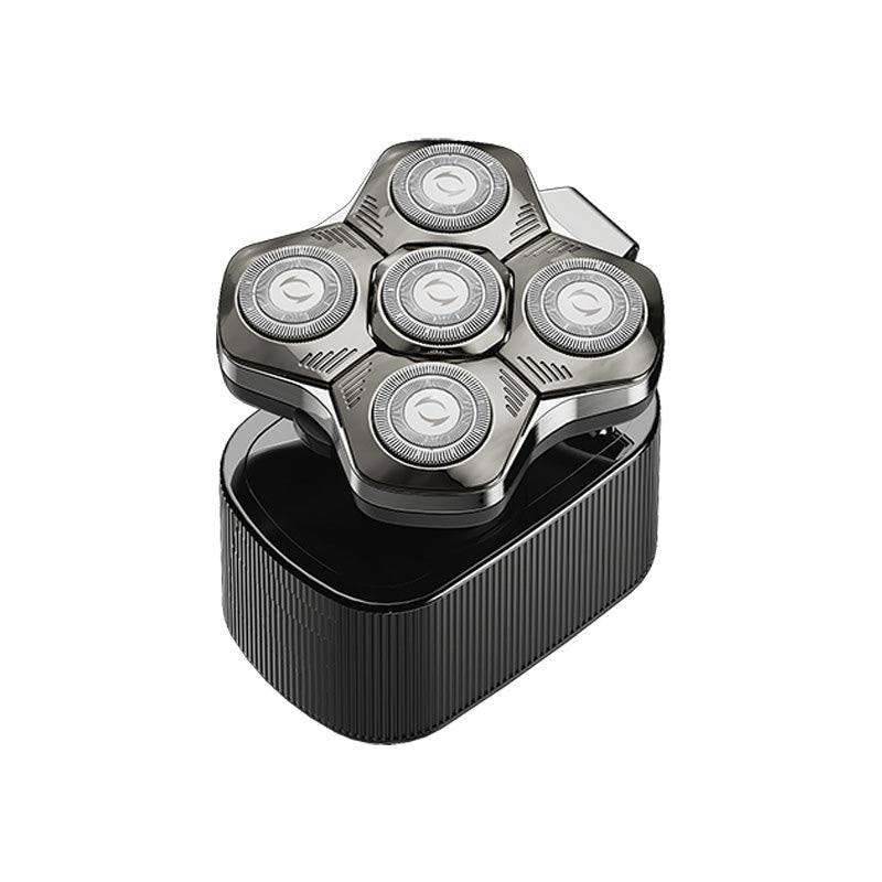 Multifunctional Waterproof Rechargeable Electric Head Shaver
