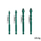 Multi-purpose Superhard Crooked Head Drill