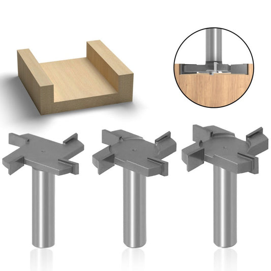 🔥4-Flute T-shaped Grooving Milling Cutter