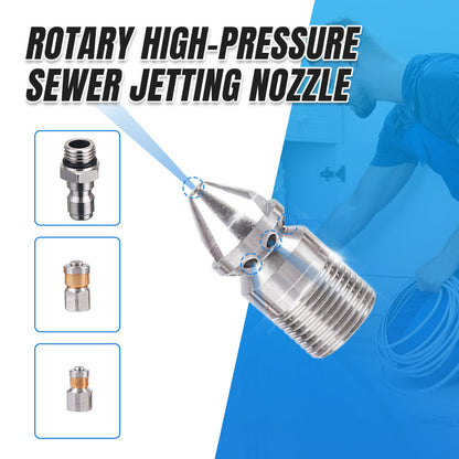 🔥2026 new hot sale🔥 Rotary High-Pressure Sewer Jetting Nozzle