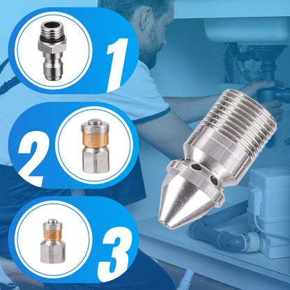 🔥2026 new hot sale🔥 Rotary High-Pressure Sewer Jetting Nozzle