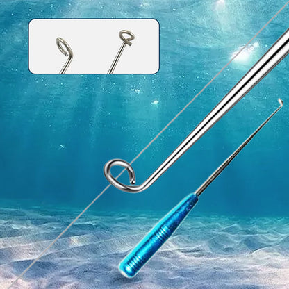 Fishing Metal Hook Remover with Clear Storage Tube
