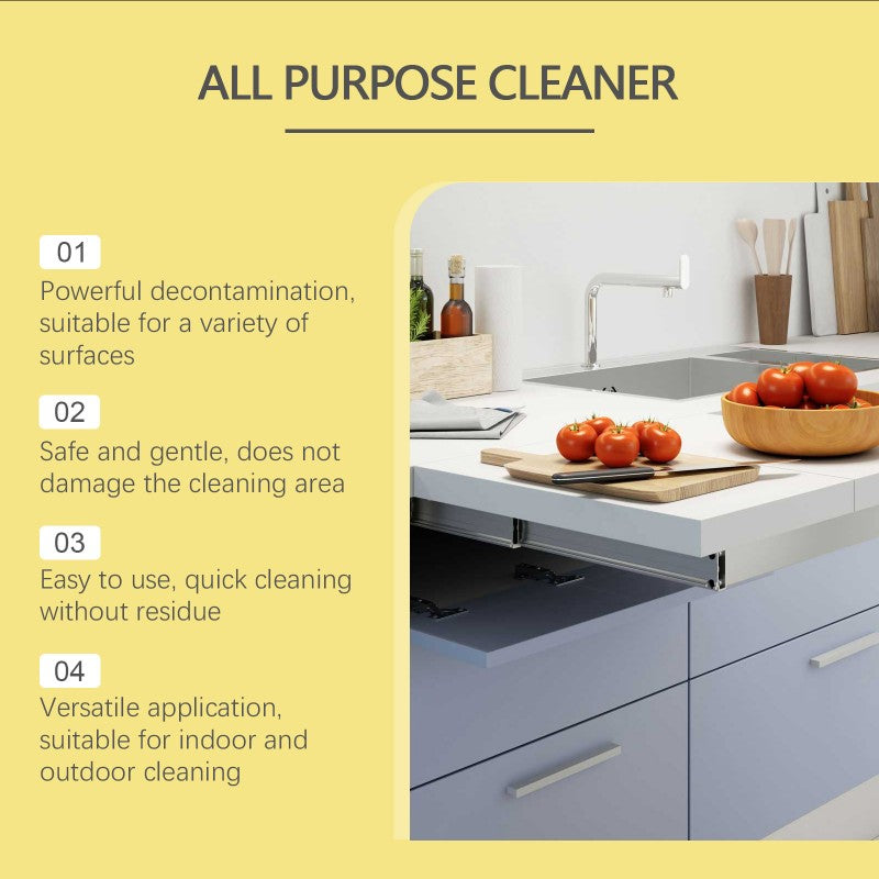 🍃All-Purpose Powerful Kitchen Cleaning Spray, Deodorizing & Refreshing