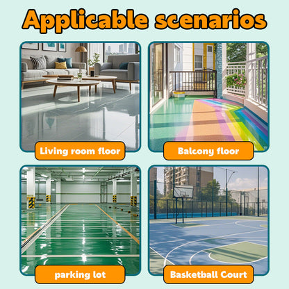 ⏰50% OFF🏆Anti-Slip Wear-Resistant Water-Based Floor Paint