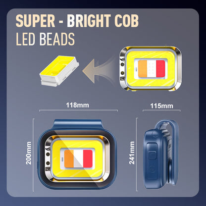 💥New Hot Listing! 🔥Portable Multi-Function Magnetic Light ~ Suitable for work, outdoor, night running, fishing various occasions 🚀⏳Time Special: 50% —✈️Free Shipping 📦
