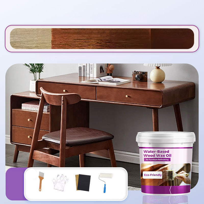 Eco-Friendly Water-Based Wood Wax Oil for Furniture Refinishing