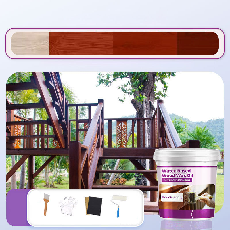 Eco-Friendly Water-Based Wood Wax Oil for Furniture Refinishing
