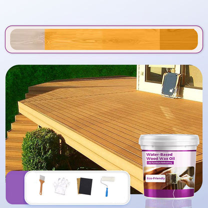 Eco-Friendly Water-Based Wood Wax Oil for Furniture Refinishing