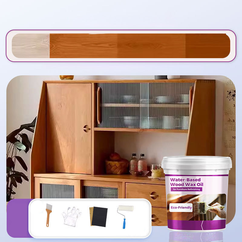 Eco-Friendly Water-Based Wood Wax Oil for Furniture Refinishing