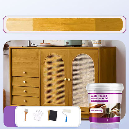 Eco-Friendly Water-Based Wood Wax Oil for Furniture Refinishing