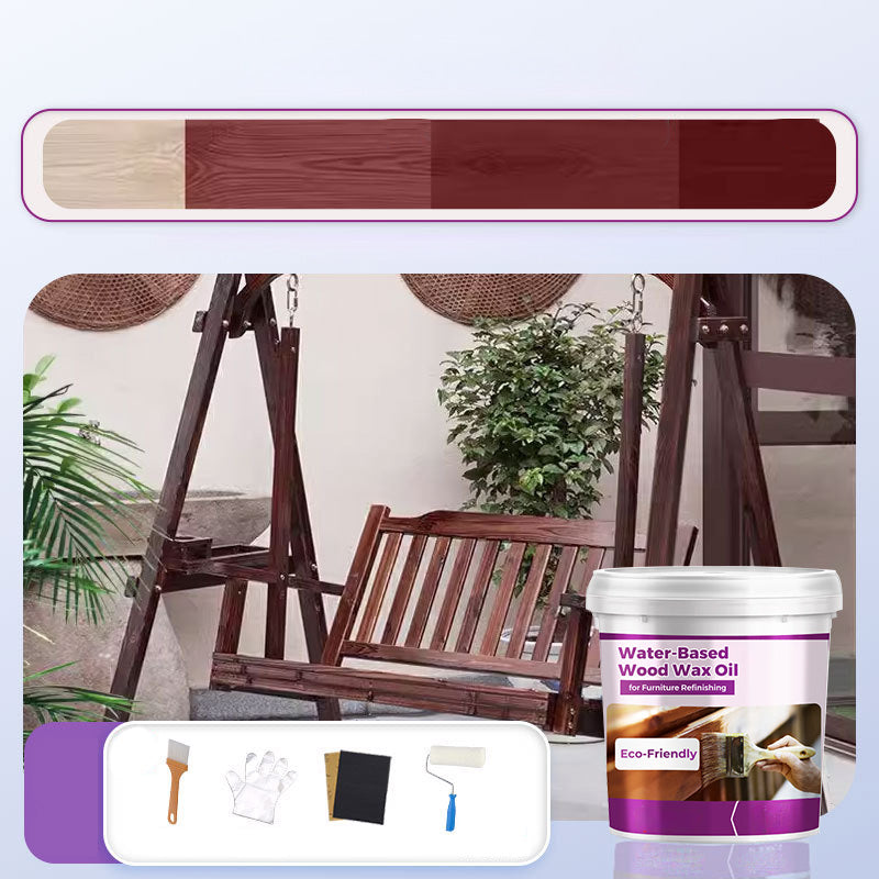 Eco-Friendly Water-Based Wood Wax Oil for Furniture Refinishing
