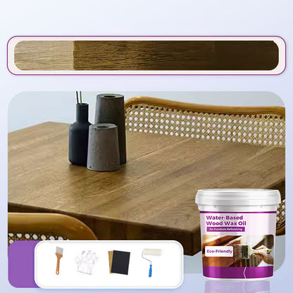 Eco-Friendly Water-Based Wood Wax Oil for Furniture Refinishing
