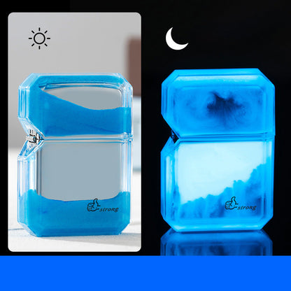 Refillable Luminous Quicksand Lighter