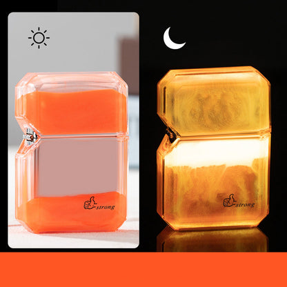 Refillable Luminous Quicksand Lighter