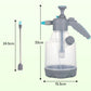 Garden Pressure Sprayer Bottle for Plants with Extension Nozzle