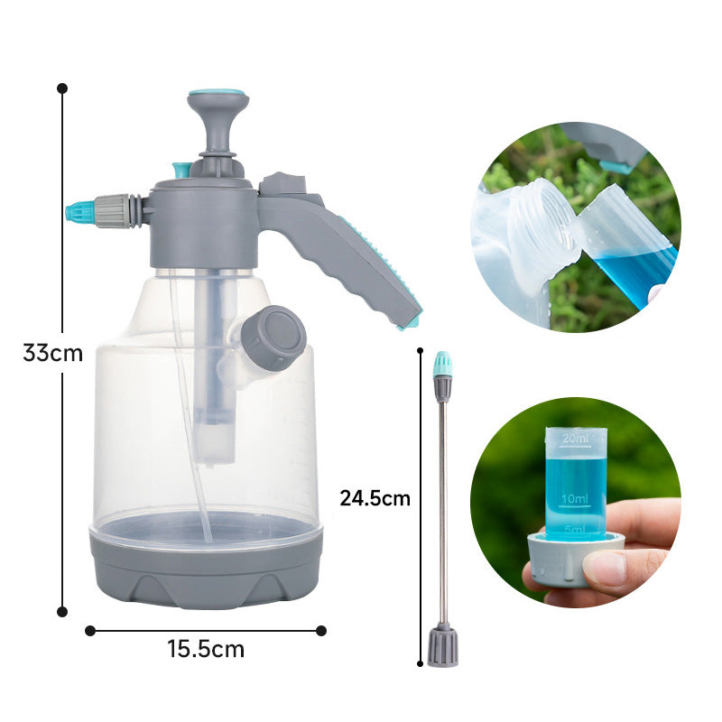 Garden Pressure Sprayer Bottle for Plants with Extension Nozzle