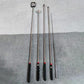 Set of 4 Pieces Strong Magnetic Retractable Pickup Tool with LED Light Mechanic Inspection Mirror
