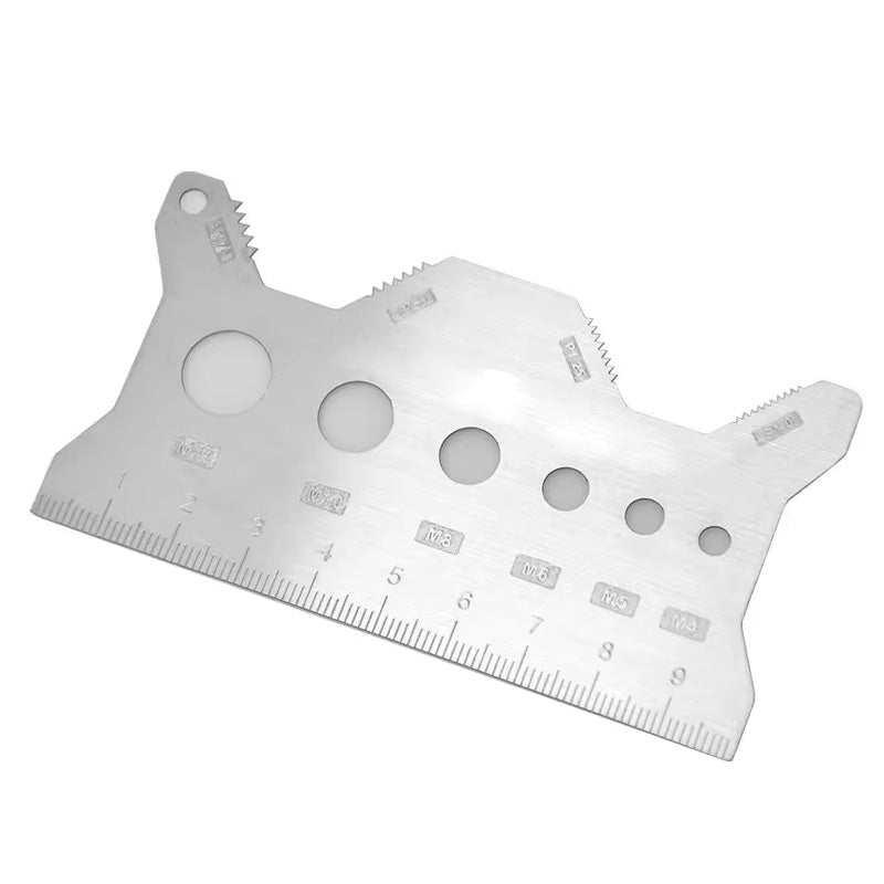 Stainless Steel Double-Sided Bolt Gauge Card（50% OFF）