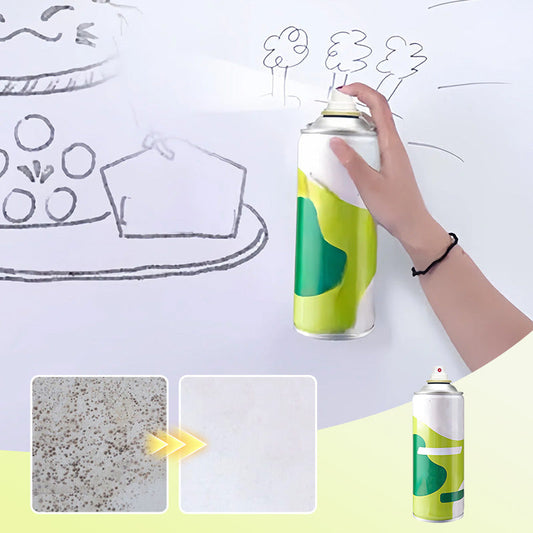 Repair & stain remover spray for white walls