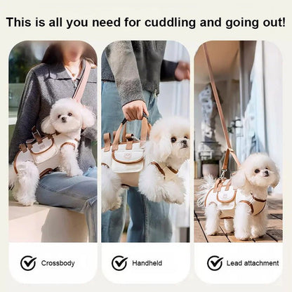🐶2-in-1 Portable Breathable Pet Carrier – Sling + Backpack | Anywhere, Anytime!