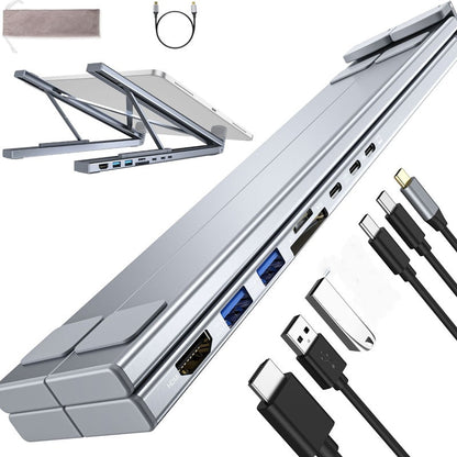 🔥Limited Time Promotion 58% OFF💥Limited-time offer-USB-C Docking Station Laptop Stand with 4K HDMI