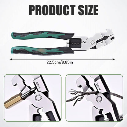 Curved Head Multi-Functional Wire Stripper