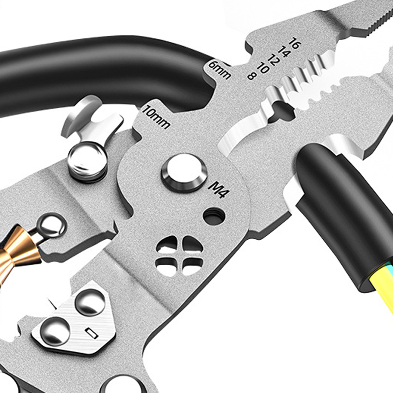 👷‍♂️Multifunctional Foldable Wire Stripping Scissors with Electrical Test👷‍♂️