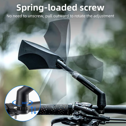 🔥50% OFF – 360° Adjustable Bicycle Rear View Mirror, 💪 for Handlebars – ⏳ Sale ends when supplies run out.