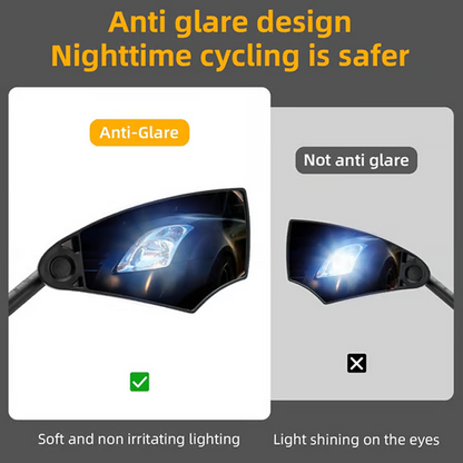 🔥50% OFF – 360° Adjustable Bicycle Rear View Mirror, 💪 for Handlebars – ⏳ Sale ends when supplies run out.