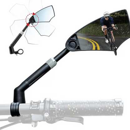 🔥50% OFF – 360° Adjustable Bicycle Rear View Mirror, 💪 for Handlebars – ⏳ Sale ends when supplies run out.
