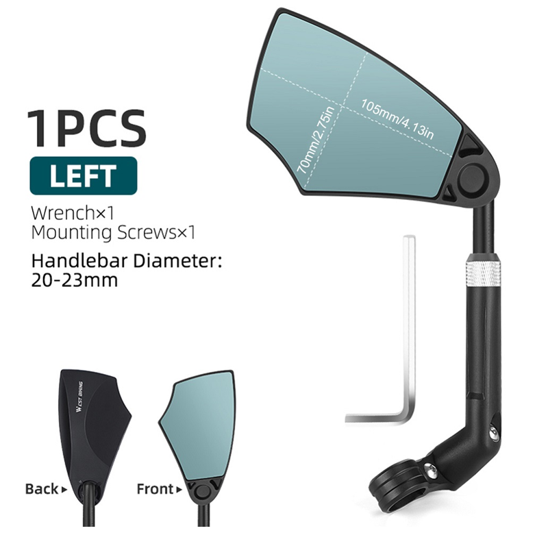 🔥50% OFF – 360° Adjustable Bicycle Rear View Mirror, 💪 for Handlebars – ⏳ Sale ends when supplies run out.