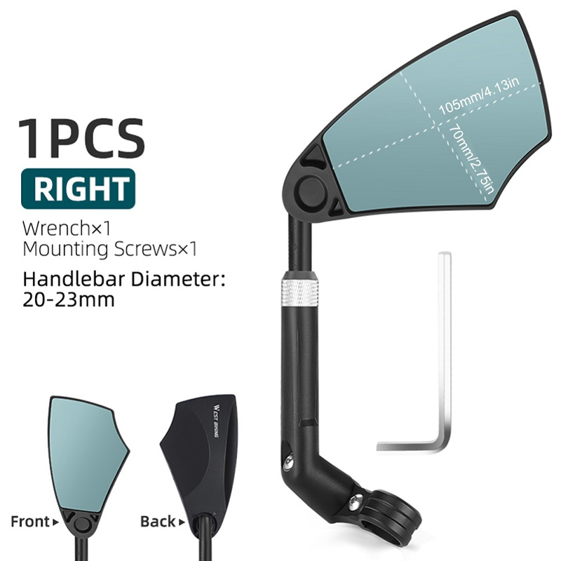 🔥50% OFF – 360° Adjustable Bicycle Rear View Mirror, 💪 for Handlebars – ⏳ Sale ends when supplies run out.