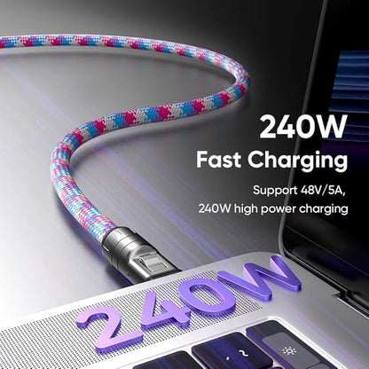 💥2 IN 1 Cell Phone Lanyard Fast Charging Data Cable
