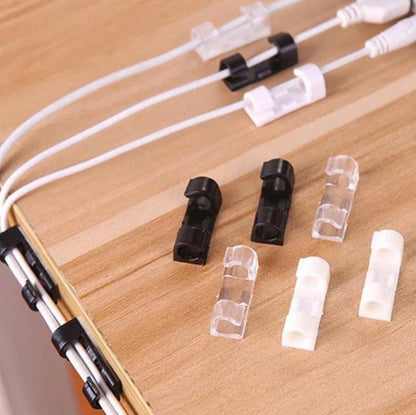 🔌 Cable Organizer Clips – Tidy & Tangle-Free