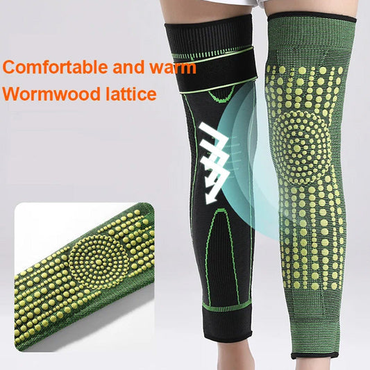 🛡️Dot Matrix Worm wood Non-Slip Warm Knee Brace