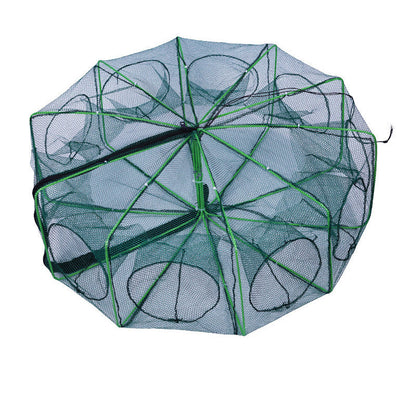 Auto-Foldable Strengthened Fishing Trap Net