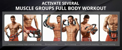 ✨🔥Adjustable weight bar for arm trainers, arm and torso strength training equipment, portable training device for home gyms and fitness