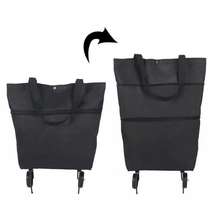 📢📢50% OFF !! ⏰2-in-1 Foldable Shopping Cart