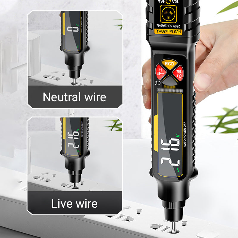 🔥⚡ 50% OFF NOW! 🧠 Smart Power Measuring Pen – Voltage Tester, Non-Contact & Multi-Function Detection 🔍